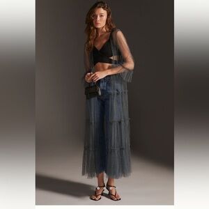 Anthropologie Holiday Sheer Cover One Size